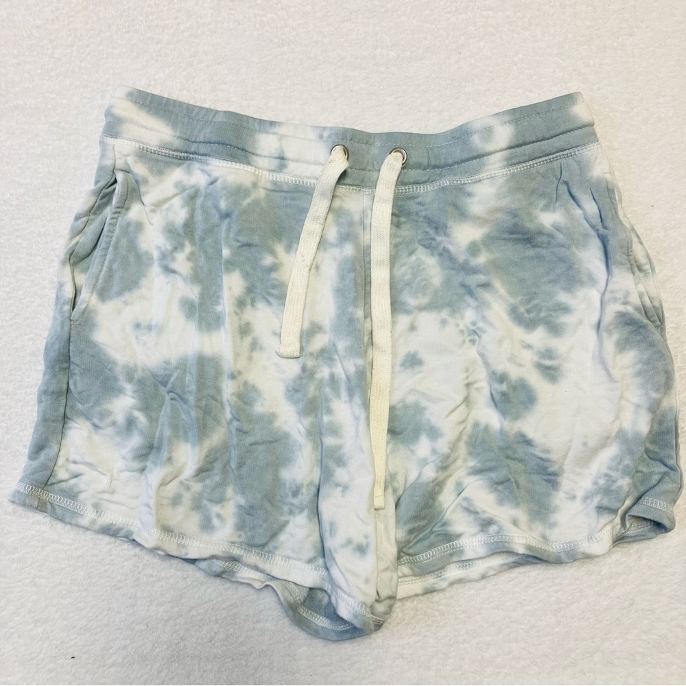 Junior’s S TS Blue & White Acid Wash Soft Shorts
